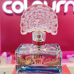 绝版 香港柜台anna sui/安娜苏逐梦翎雀红孔雀女士香水50ml花香调