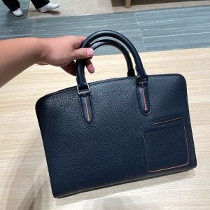 意大利购 ermenegildo zegna杰尼亚 公文包男士真皮手提包 秋冬款