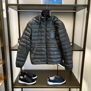 意大利购 zzegna杰尼亚 外套男士经典款休闲棉服夹克 秋冬款