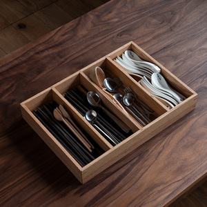 MUMO木墨 有空收纳盒 工作室家具 全原实木厨房餐具工具置物