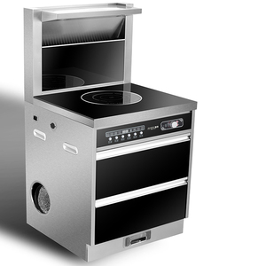 炊宝q1集成灶单灶侧吸下排小户型一体灶正品电磁炉…很少用,阳