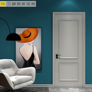 fn-06三峰家居木门卧室门现代简约套装门房门厕所门轻奢室内门