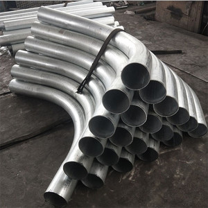 碳钢焊接穿线管弯头6d8倍10倍镀锌sc大月弯煨弯dn125/150穿线弯管