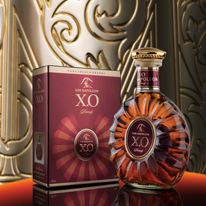法国原瓶进口高端送礼洋酒欧邑拿破仑 xo白兰地500ml礼盒装洋酒