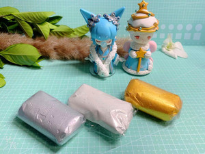 梅哥 台湾特级 金 银 珍珠白 幻彩 金属色树脂粘土50g装