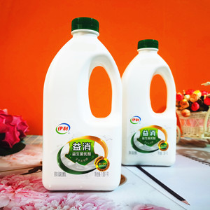 伊利益消酸奶桶装1.05kg原味益生菌风味发酵乳桶装 水果捞早餐奶