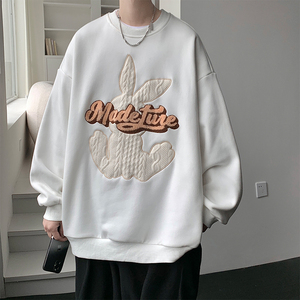 中领卫衣男宽松