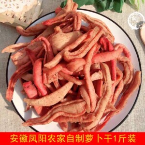 安徽特产萝卜干凤阳农家自制嘎嘣脆小岗村五香萝卜干咸菜500g