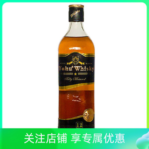 御虎威士忌whiskyyuhu12年方瓶调配型700ml瓶装夜场ktv充场酒包邮