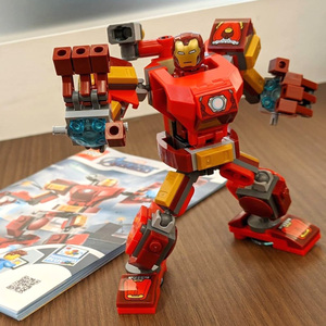 lego乐高 复仇者联盟系列 76140漫威钢铁侠机甲 拼装玩具男孩积木
