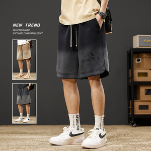 男士短裤夏季薄款2024潮流宽松外穿休闲美式篮球五分重磅运动中裤