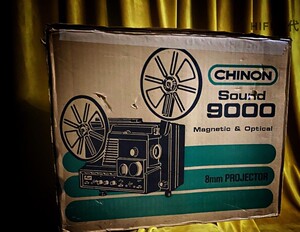 二手库存日本chinon启能9000电影放映机收藏品 未使用过