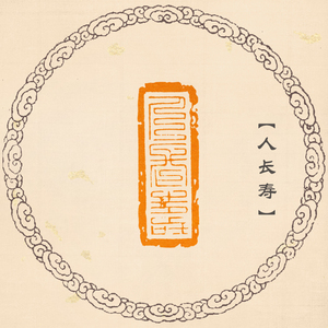 【人长寿】九叠文手工篆刻印章书法书画成品章引首章国展闲章