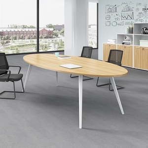小会议桌6人椭圆形