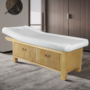 美容床泰式按摩床推拿床高档美容院专用实木双柜门家用折叠理疗床