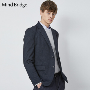 mind bridge百家好男士韩版西装 春季新款 休闲西服外套mvbj010a1人