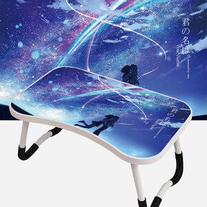 来图定制宿舍床上折叠桌卡通学习桌电脑桌动漫周边二次元小桌子