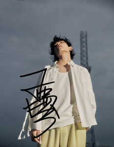 6寸丁禹兮 亲笔签名照44号