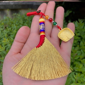 新屋进宅用品金畚斗金簸箕挂件搬家仪式用品套装寓意好的家居挂饰