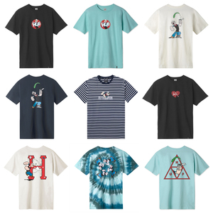 丝叔潮社 huf联名popeye 大力水手合作款短袖t恤男女情侣潮牌tee
