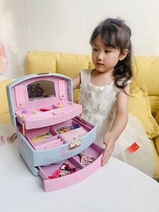 儿童玩具珠宝盒法师发卡发箍储物盒用品礼物盒玩具盒耳钉戒指盒