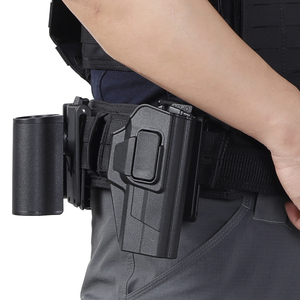 龙鳞甲92g快拔枪套胸腰一体下沉板快拔套多角度固定食指锁快拨套