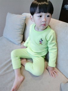 儿童加绒家居服套装秋冬季Q8韩版婴幼儿宝宝衣服裤子男女童两件套