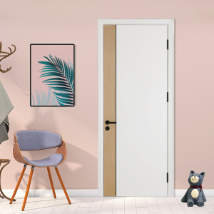 孟氏兄弟木门房间门卧室门家用隔音实木复合室内门简约烤漆门4004