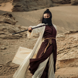 淘宝 古代侠客男装武士表演服装柳岩cosplay刺客剑客大侠服女扮男古装
