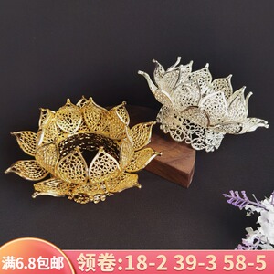 现货汉服头饰莲花冠发冠女古风饰品明制魏晋配饰宫廷皇冠宋制发饰