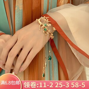 姜t毋dzrxl淘宝古装汉服配饰发簪女童头发装饰点缀发钗古风头饰瑶瑶