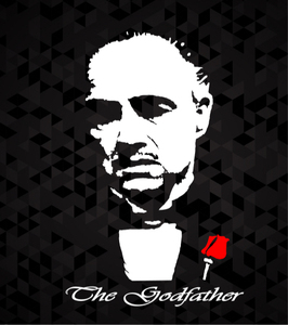 镂空车贴 教父godfather维托唐科莱昂黑帮电影马龙·白兰度