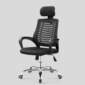办公椅 转椅电脑椅带头枕人工体学员工椅网布升降经理老板椅座椅