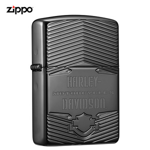 zippo打火机之宝哈雷厚壳黑冰zippo官方旗舰店礼物送男友