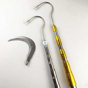 长钩子 取物 伸缩钓鱼拉水草钩水果采摘器伸缩杆勾子香椿杆工具