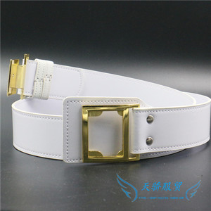 o7白色外腰带武装带白色皮带制式皮带物业保安腰带男军迷海军腰带