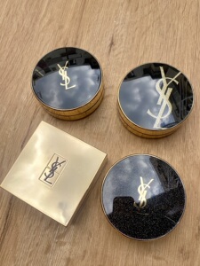 香港专柜圣罗兰ysl星辰气垫羽毛遮瑕保湿持久气垫粉底bb霜替换装