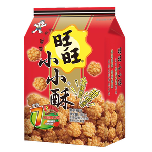 旺旺小小酥180g独立包装7袋原味黑胡椒葱香鸡肉膨化休闲零食旺仔