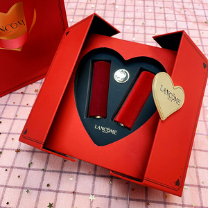 lancome/兰蔻口红情人节限定爱心礼盒红丝绒小蛮腰121#912#送女友