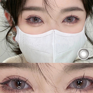 lenslove闺蜜美瞳半年抛女大直径灰隐形近视眼镜正大品牌年抛lpw