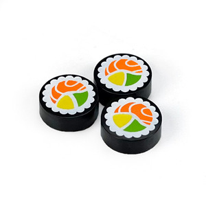 小颗粒积木 寿司 料理饭团 食物 印刷件 兼容乐高1x1圆形配件