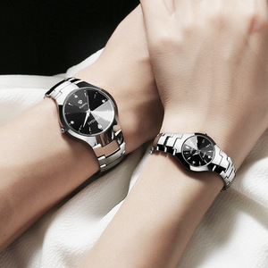 正品男士情侣手表一对韩版防水商务男士手表石英手女对表