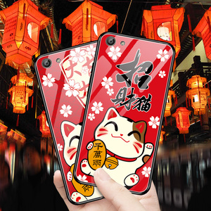 招财猫vivox7plus手机壳x7女款x6玻璃x6plus情侣男x5max潮vivoxplay6超薄x抖音v3max套x3ma网红软x3maxa防摔