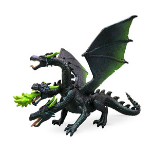 bullyland三头龙飞龙75675仿真神话骑士人物模型玩具正品2021年