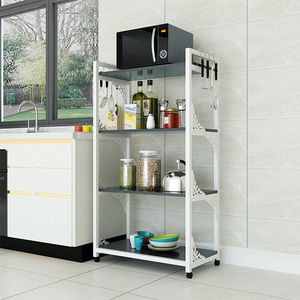 00 0人付款  淘宝 晟朝宜家厨房置物架落地式多层可移动微波炉烤箱