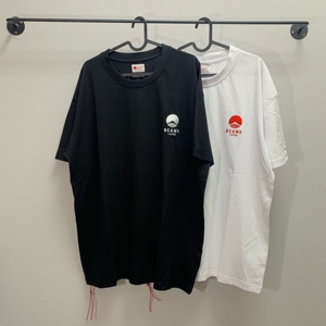 beams japan定番富士山胸口刺绣台湾限定纯棉情侣圆领短袖t恤20ss