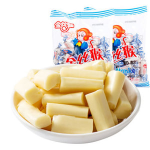 金丝猴奶糖118g*3袋装圆柱奶糖结婚婚庆办公休闲糖果儿时怀旧零食