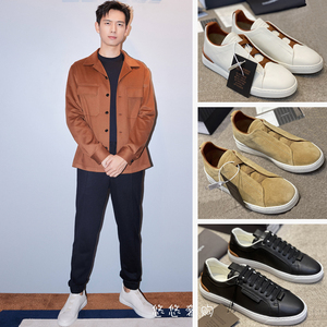 ermenegildo zegna/杰尼亚男鞋 xxx李现同款板鞋撞色休闲运动鞋男