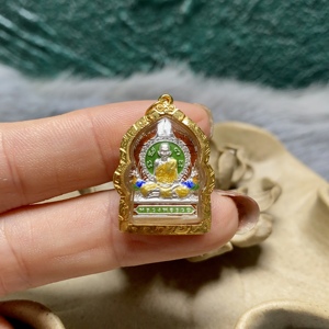 龙婆瑞 迷你自身 手链 2561 纯银牌身 迷你 金壳  泰国