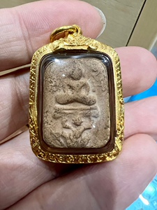 龙婆班 神兽崇迪 崇迪 哈努曼 泰国佛牌吊坠项链 金壳配鉴定卡